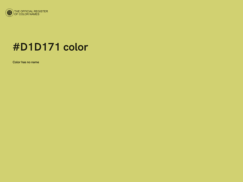 #D1D171 color image