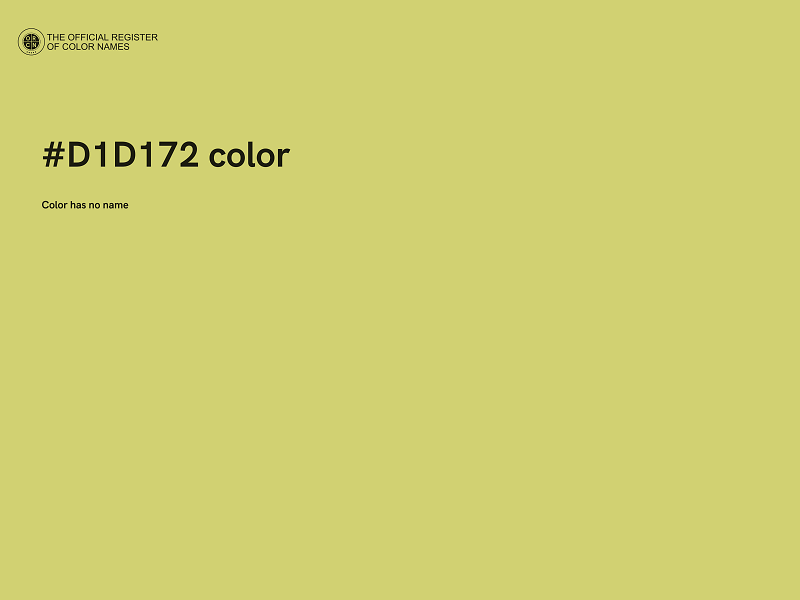 #D1D172 color image