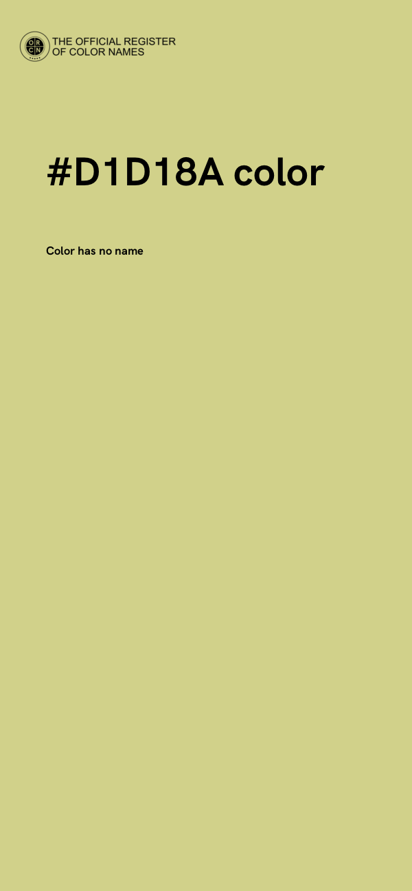 #D1D18A color image