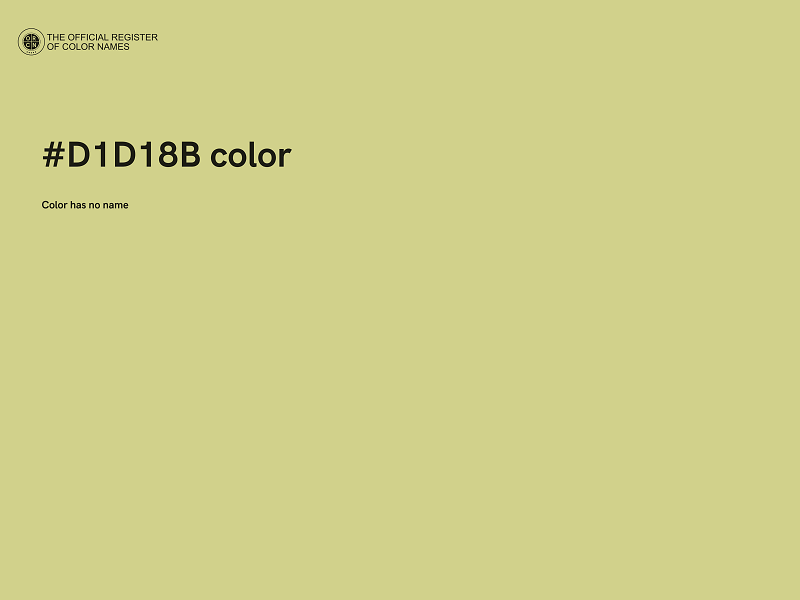 #D1D18B color image