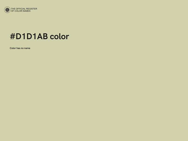 #D1D1AB color image