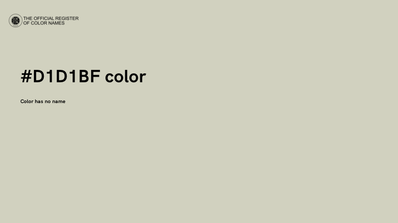 #D1D1BF color image
