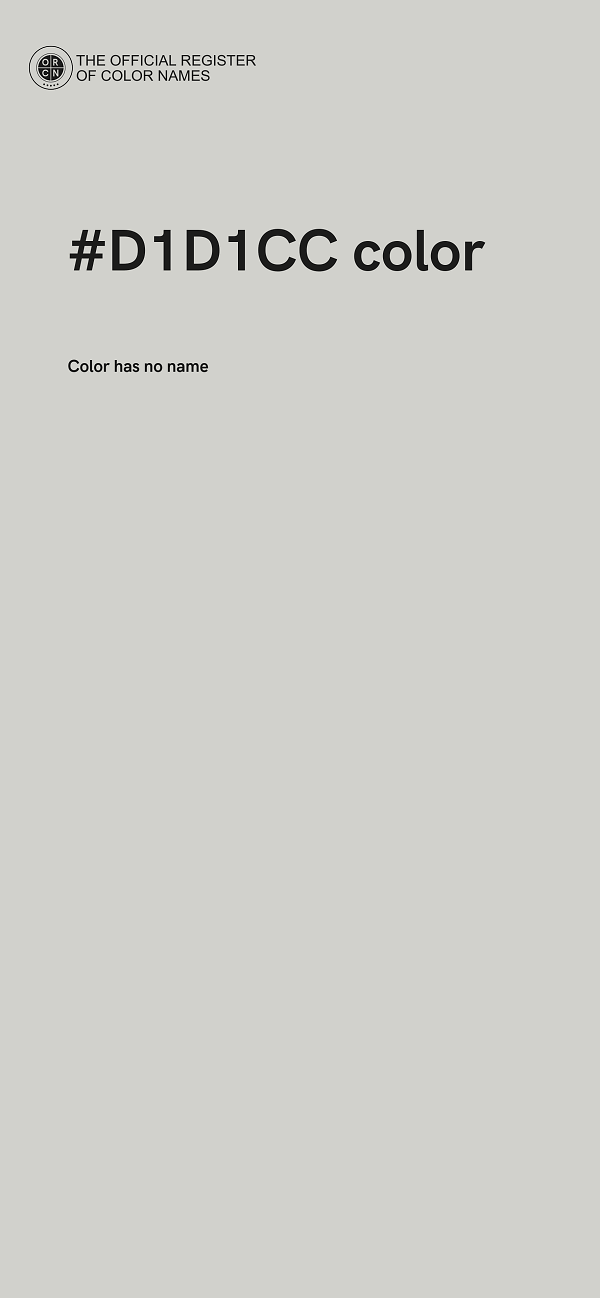 #D1D1CC color image