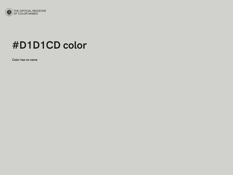 #D1D1CD color image