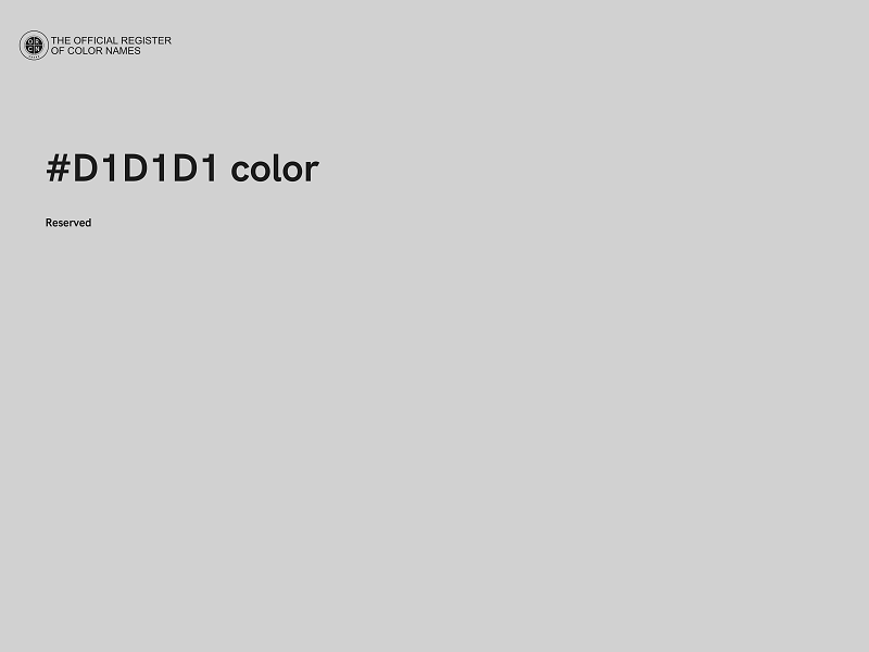 #D1D1D1 color image