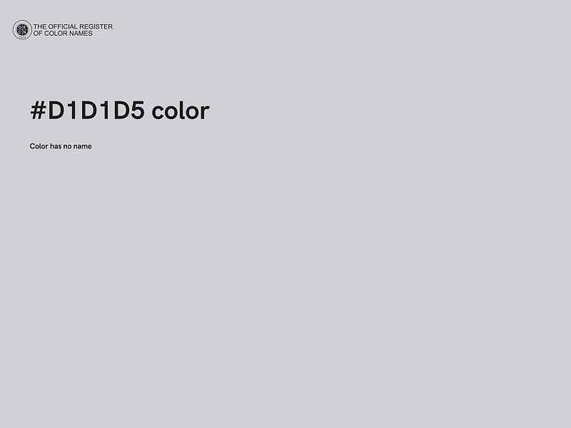#D1D1D5 color image
