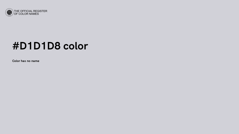 #D1D1D8 color image