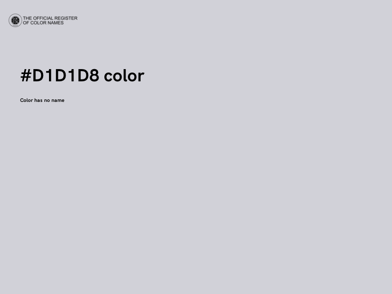 #D1D1D8 color image
