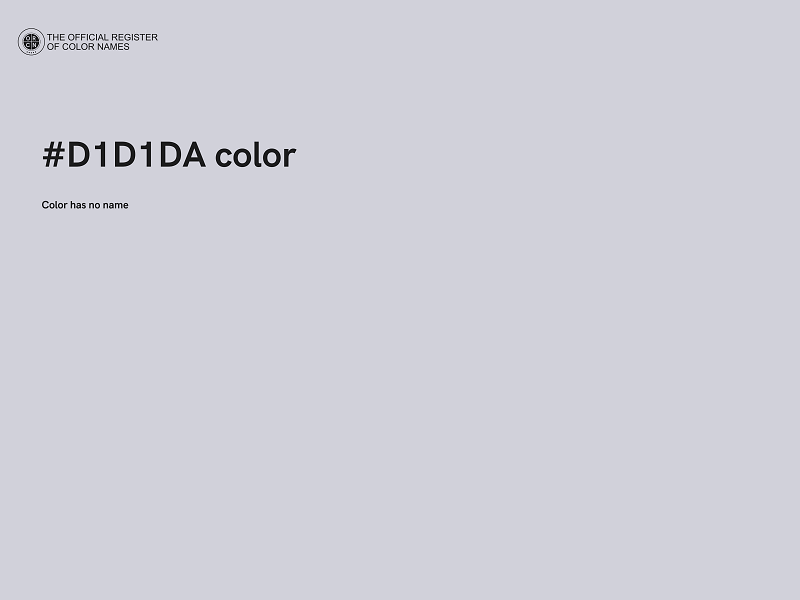 #D1D1DA color image