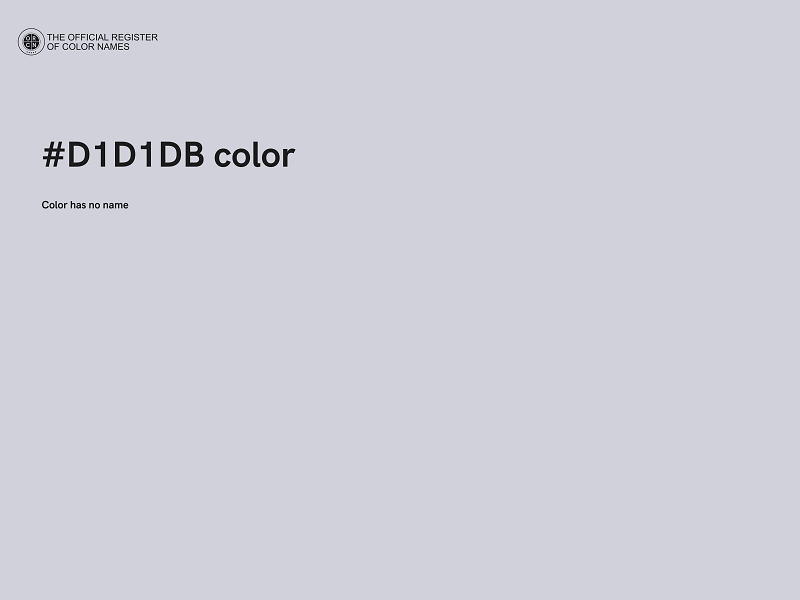 #D1D1DB color image