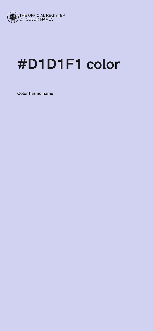 #D1D1F1 color image