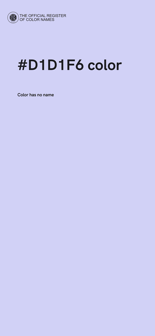 #D1D1F6 color image