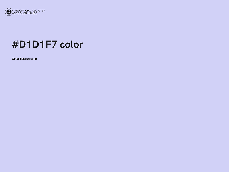 #D1D1F7 color image