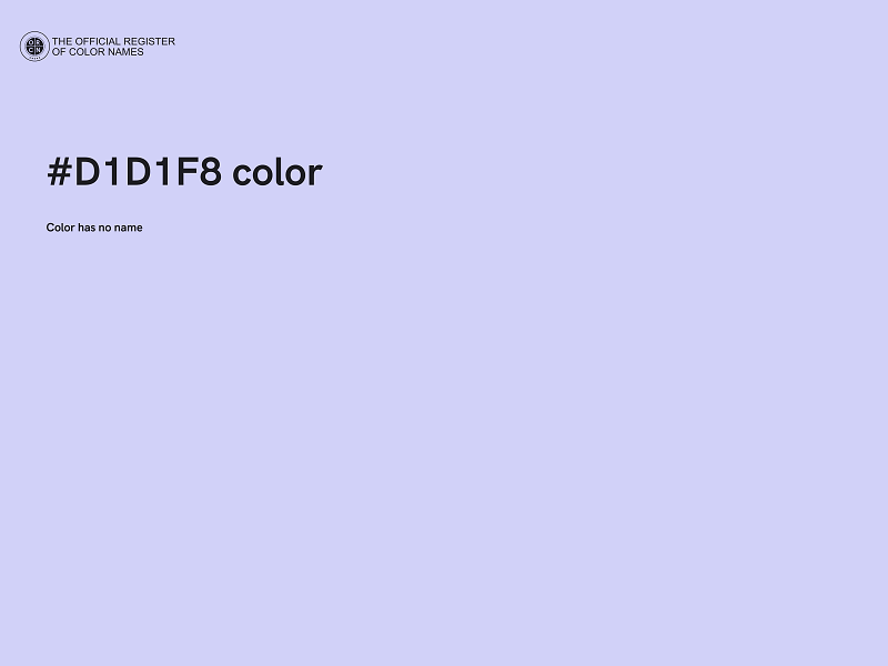 #D1D1F8 color image