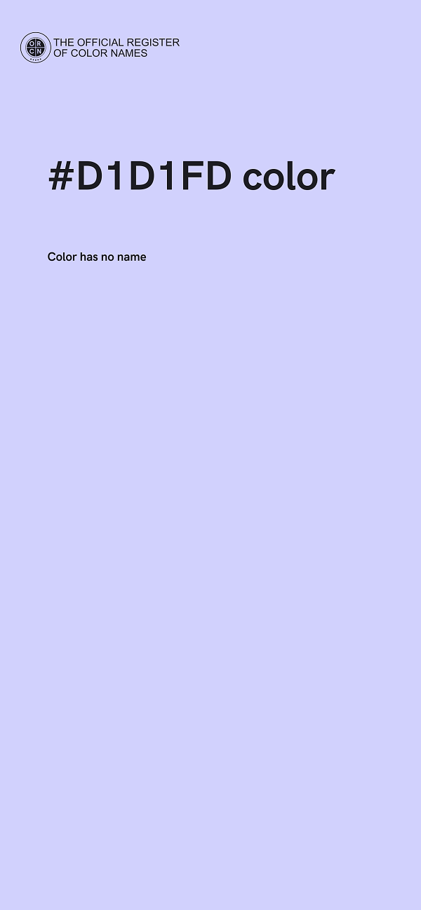 #D1D1FD color image