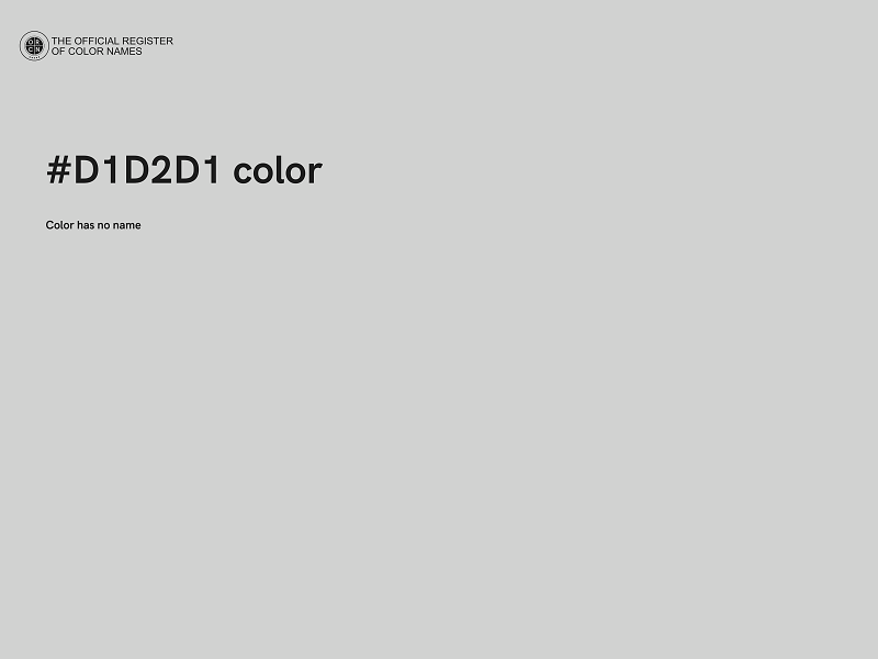 #D1D2D1 color image