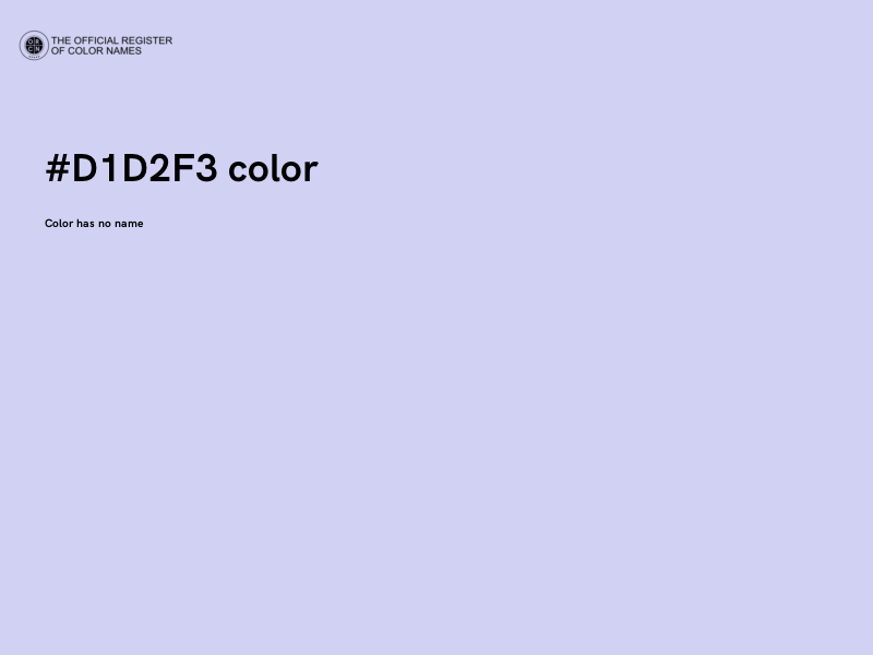 #D1D2F3 color image