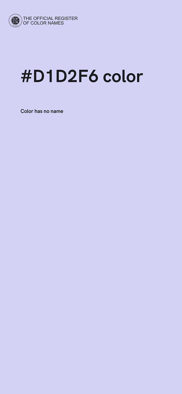 #D1D2F6 color image