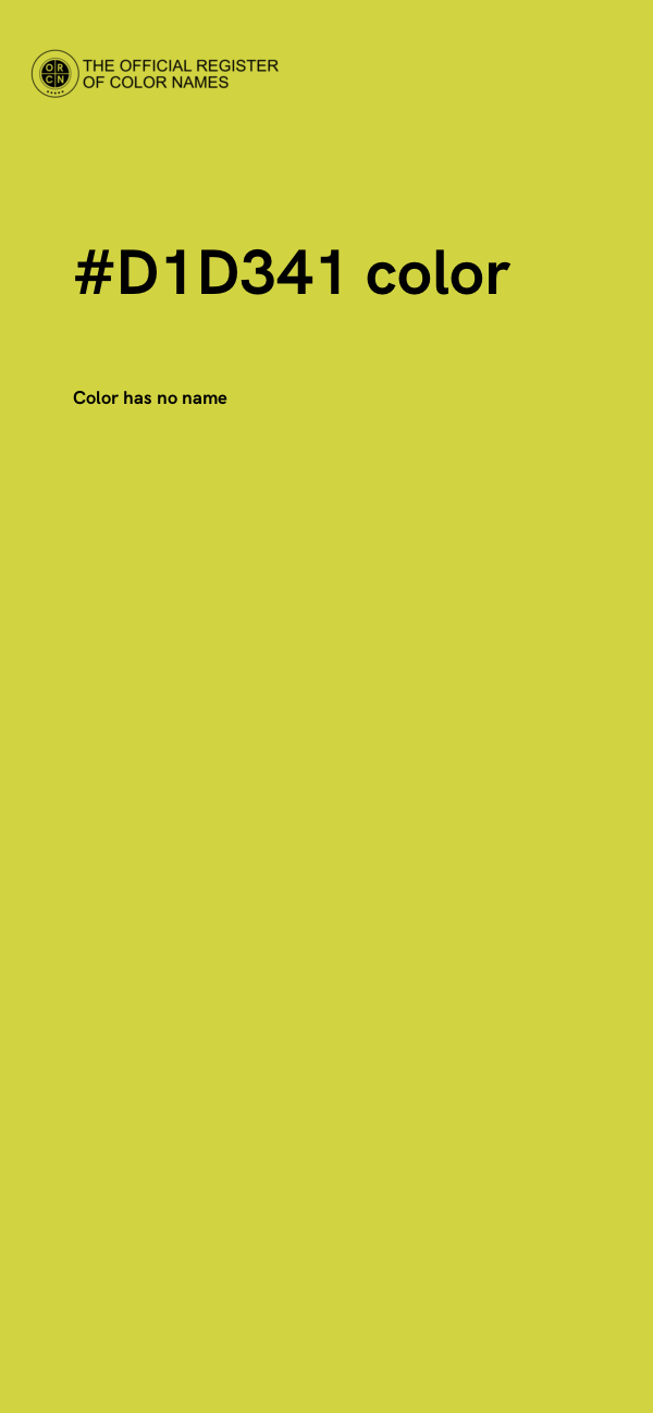 #D1D341 color image