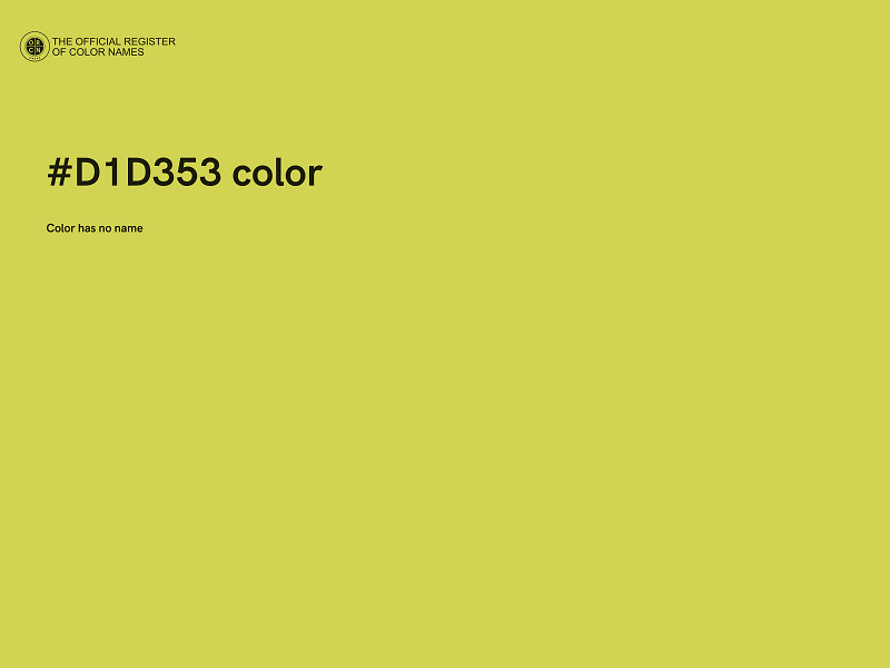 #D1D353 color image