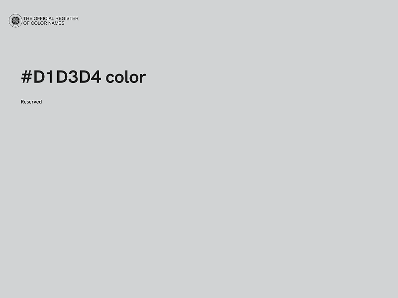 #D1D3D4 color image