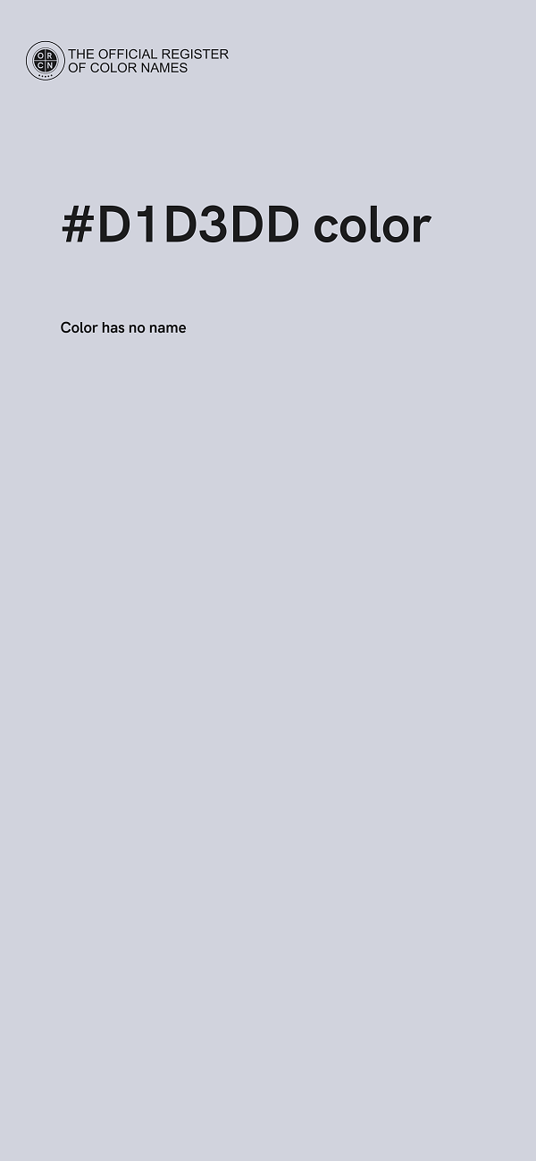 #D1D3DD color image