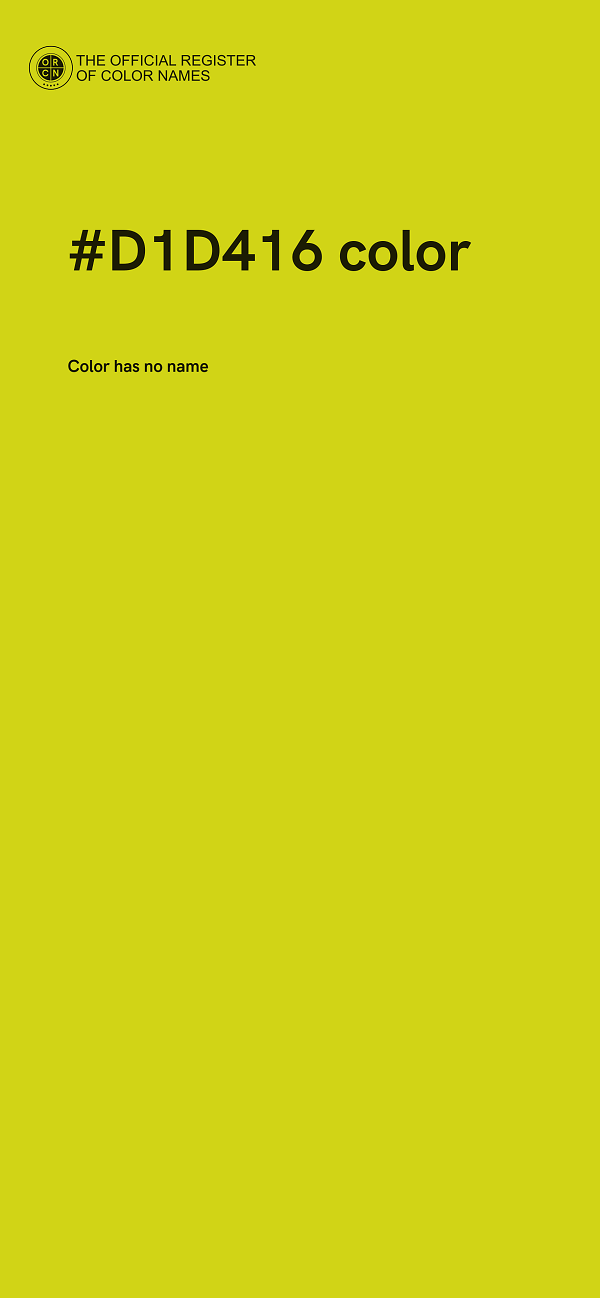 #D1D416 color image