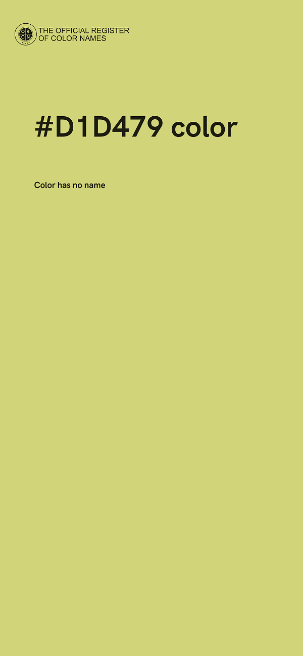 #D1D479 color image