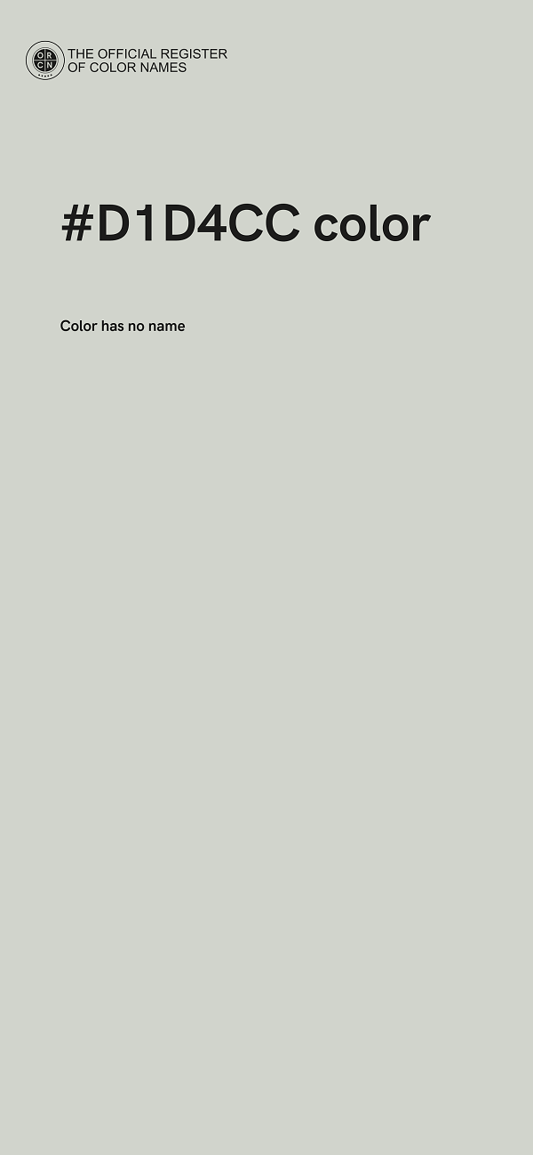 #D1D4CC color image
