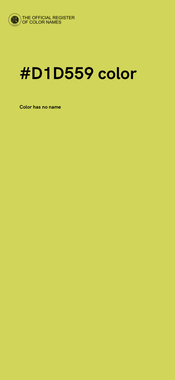 #D1D559 color image