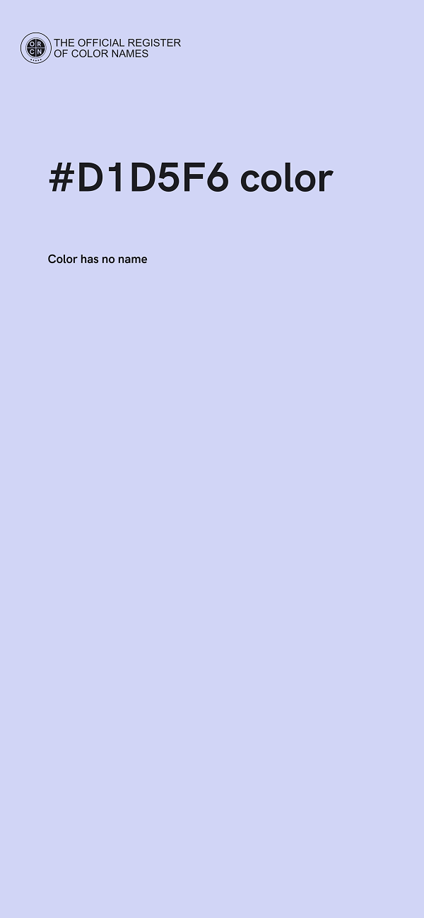 #D1D5F6 color image