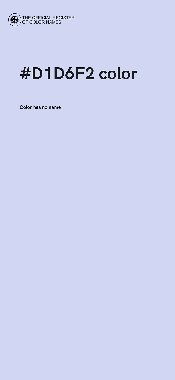 #D1D6F2 color image