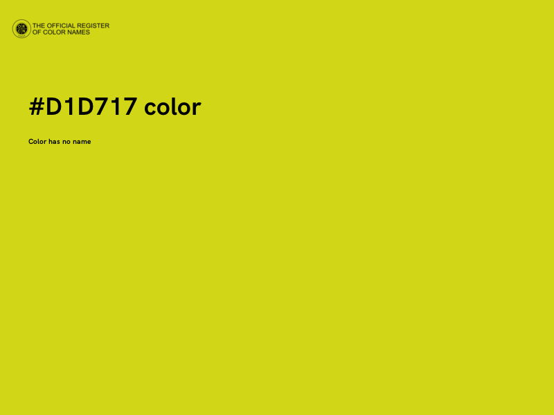 #D1D717 color image
