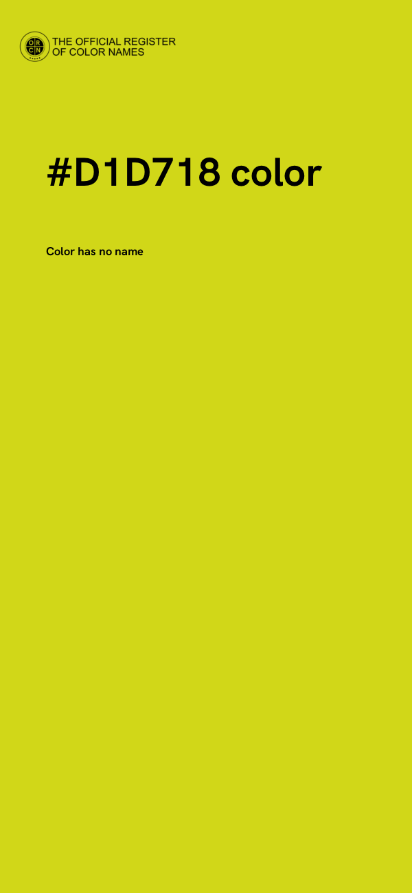 #D1D718 color image