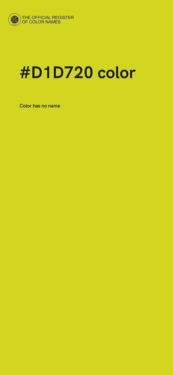 #D1D720 color image