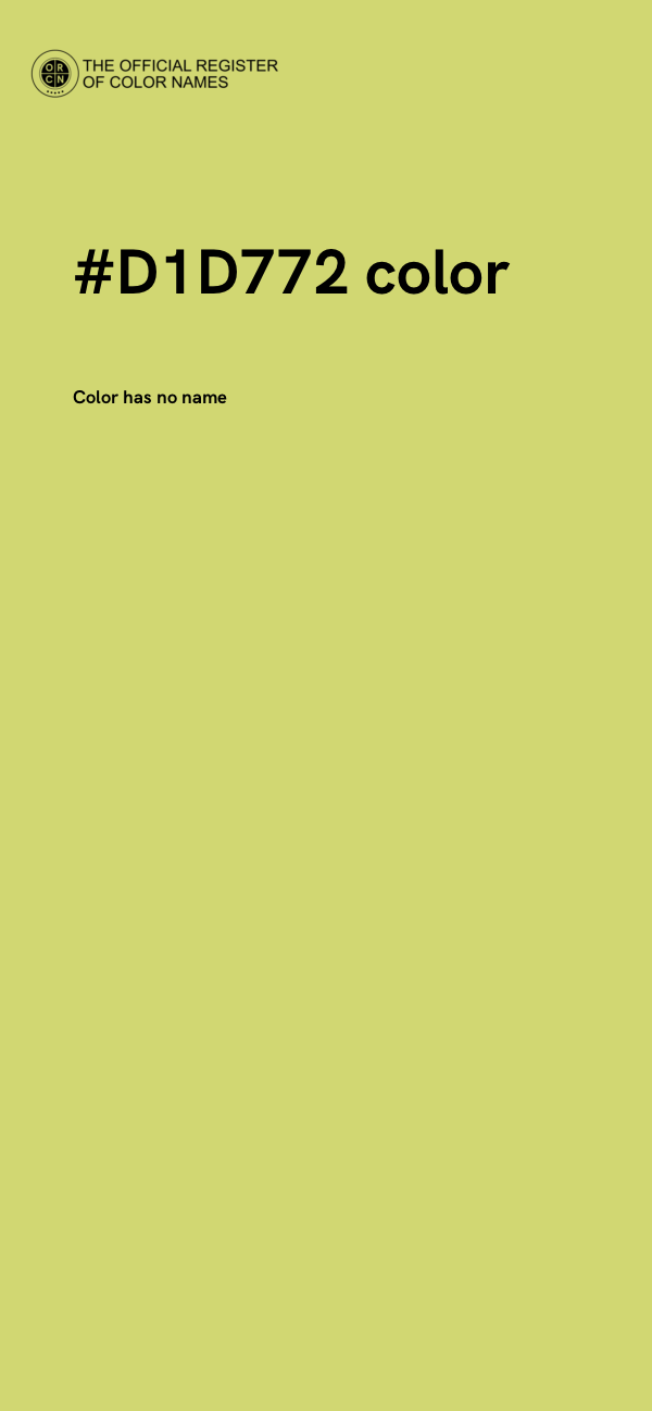 #D1D772 color image