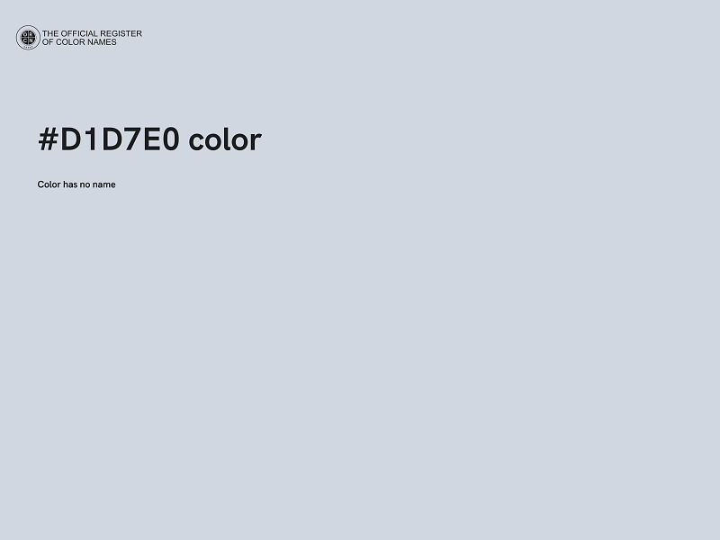 #D1D7E0 color image