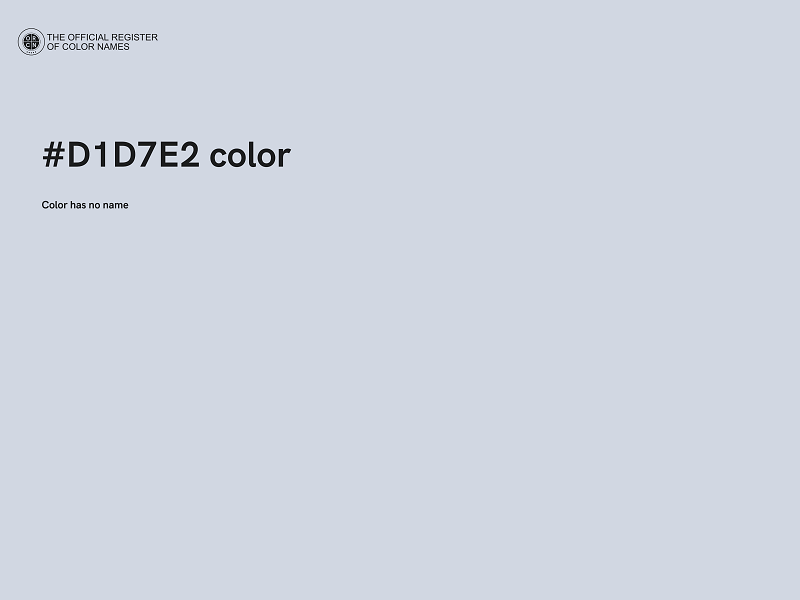 #D1D7E2 color image