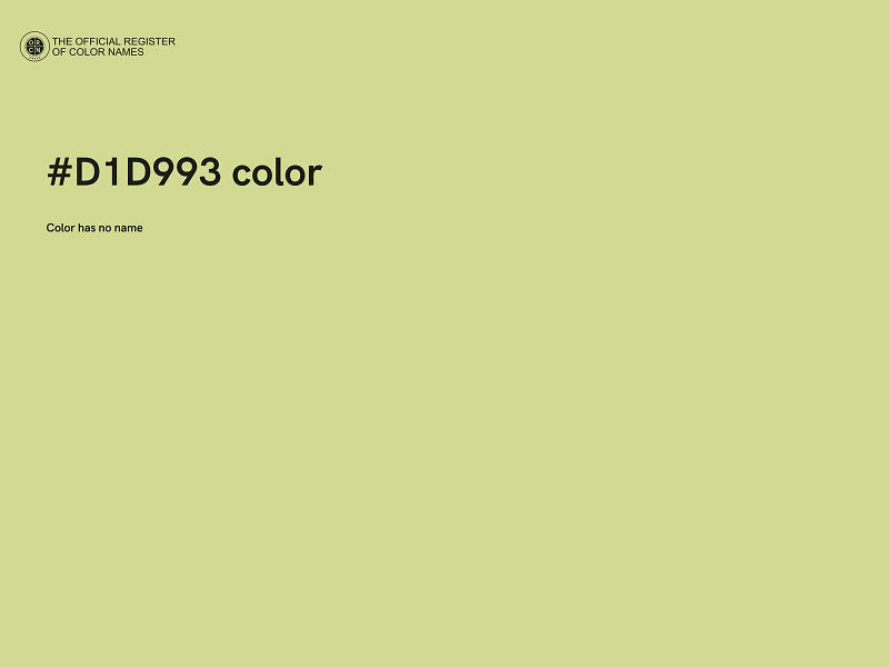 #D1D993 color image