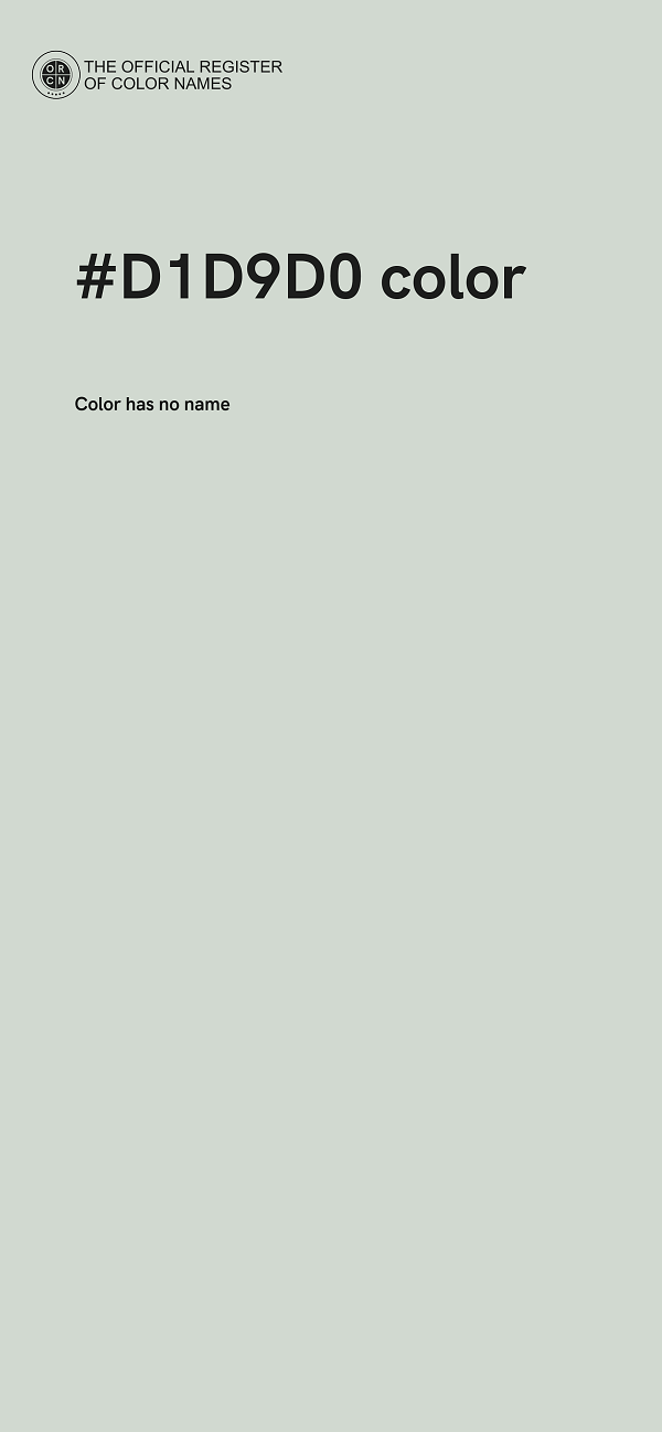 #D1D9D0 color image