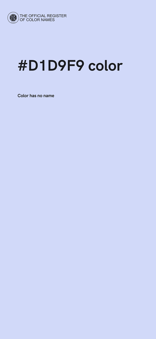 #D1D9F9 color image