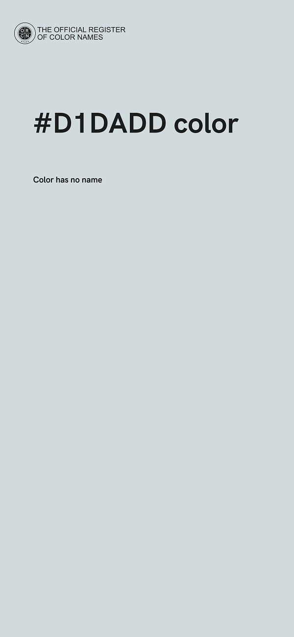 #D1DADD color image