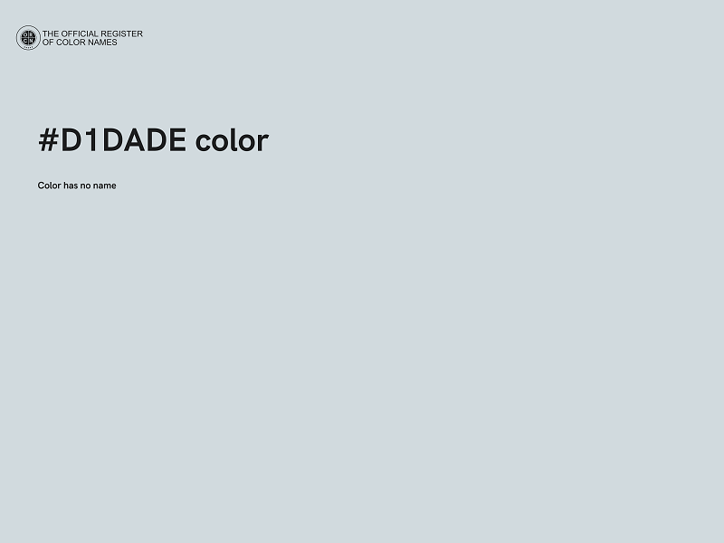 #D1DADE color image