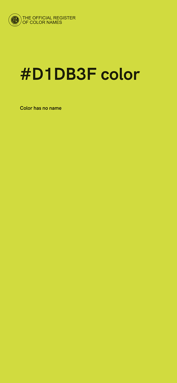 #D1DB3F color image