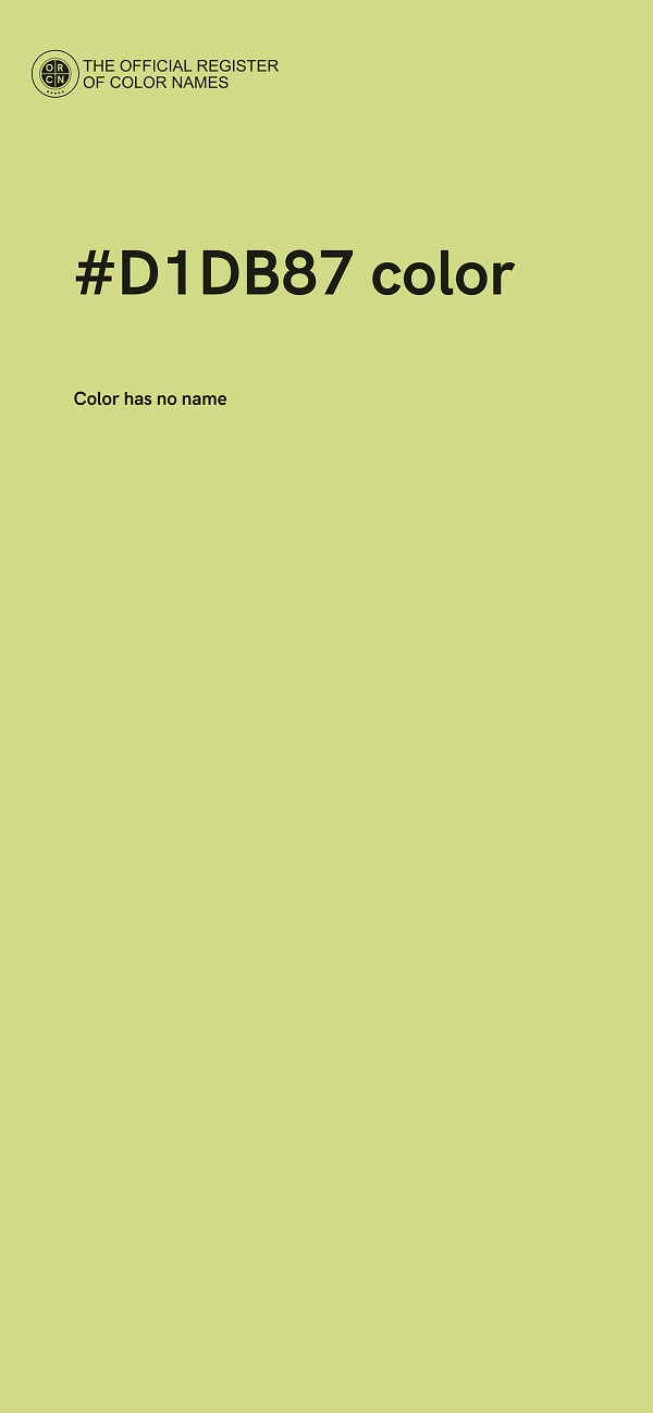 #D1DB87 color image