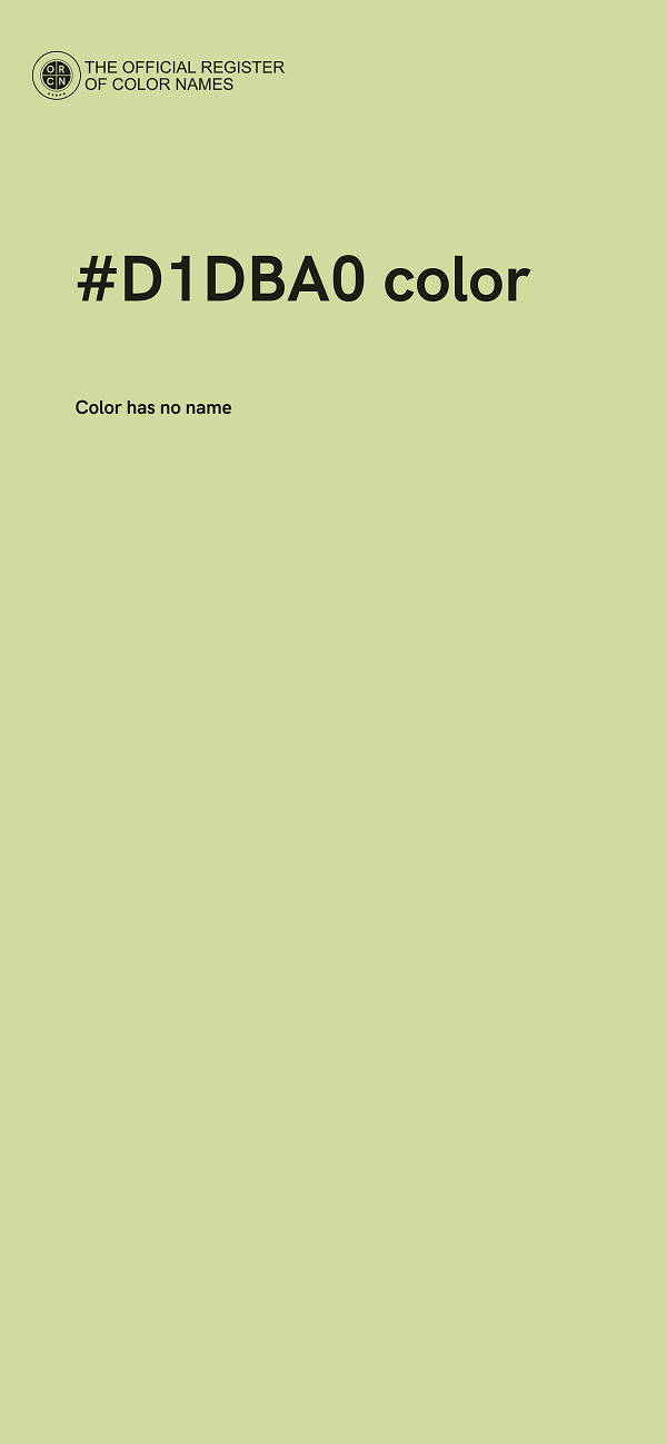 #D1DBA0 color image