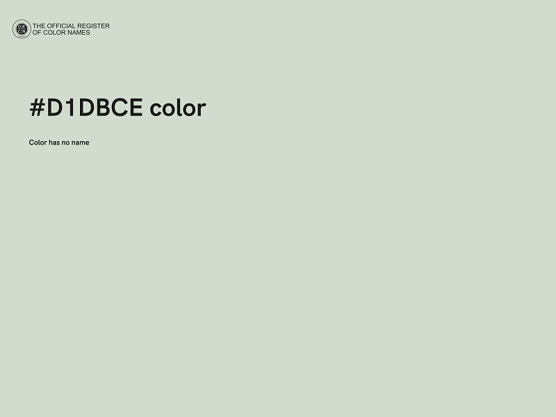 #D1DBCE color image