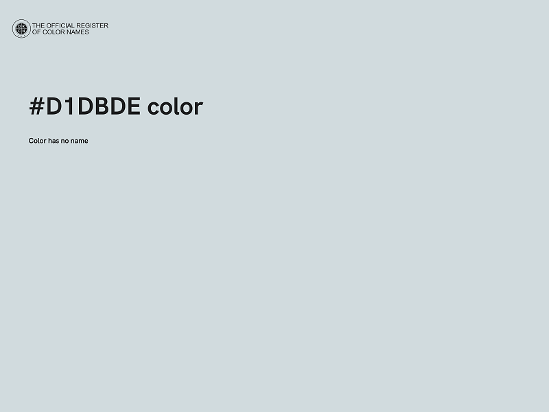 #D1DBDE color image