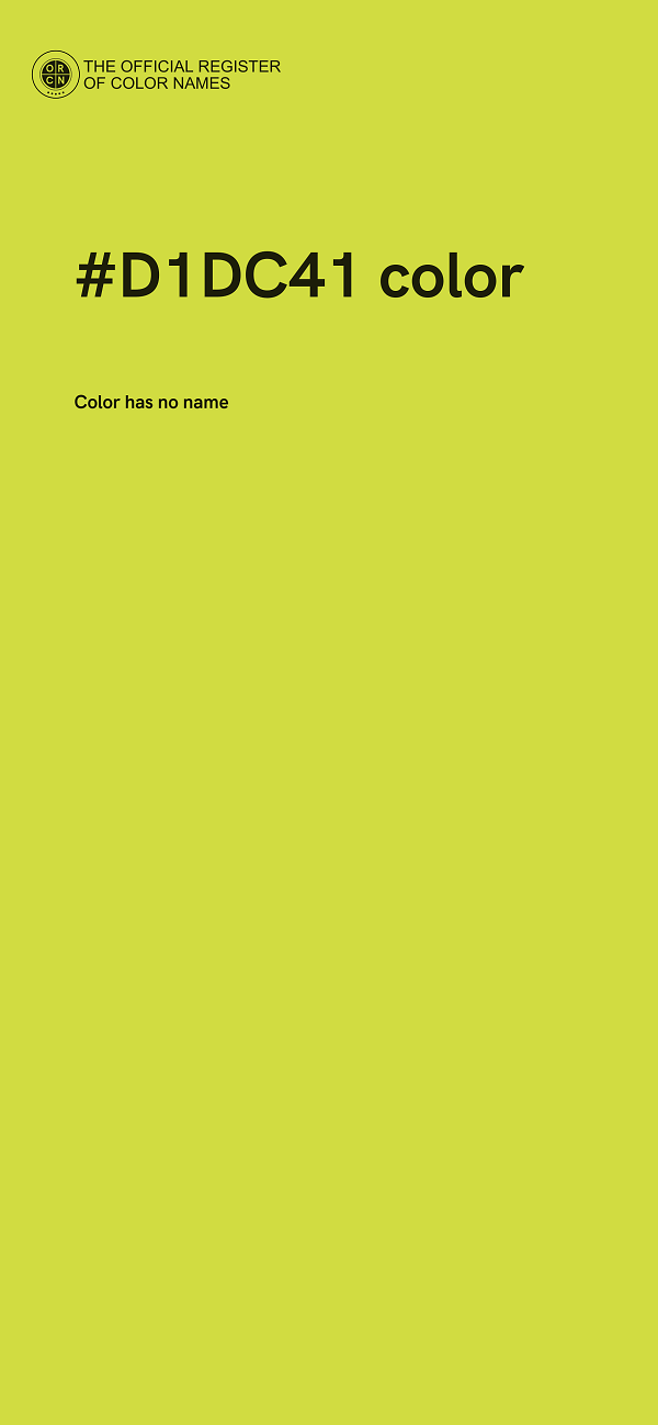 #D1DC41 color image