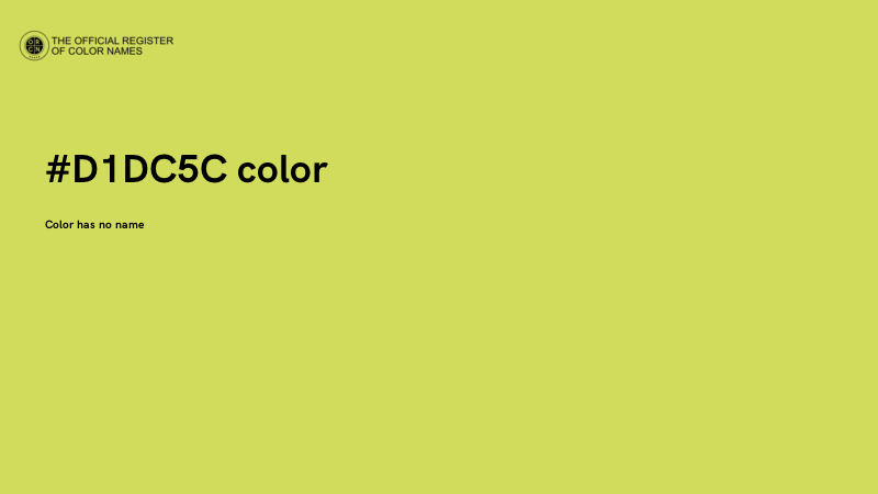 #D1DC5C color image